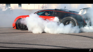 These Crazy Geniuses Converted a Bugatti Veyron to RWD and Now It's a Manic Donut Machine
